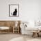 Stupell Industries Halloween Black Cat Silhouette Framed Floater Canvas Wall Art